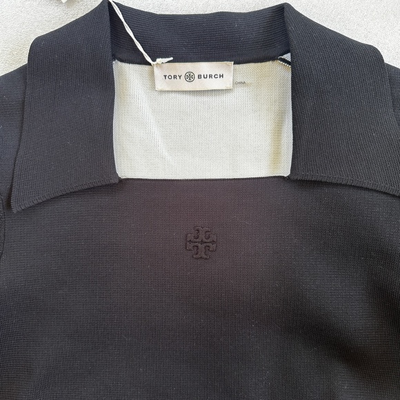 Tory Burch Logo Polo Sweater - Picture 7 of 13